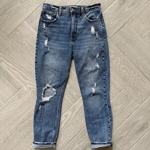 Abercrombie & Fitch Women's Blue Jeans, The Skinny High Rise Size 28/6R